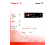 Seagate 1TB M.2 PCIe Gen4 NVMe FireCuda 530 Heatsink - 672286 - zdjęcie 4